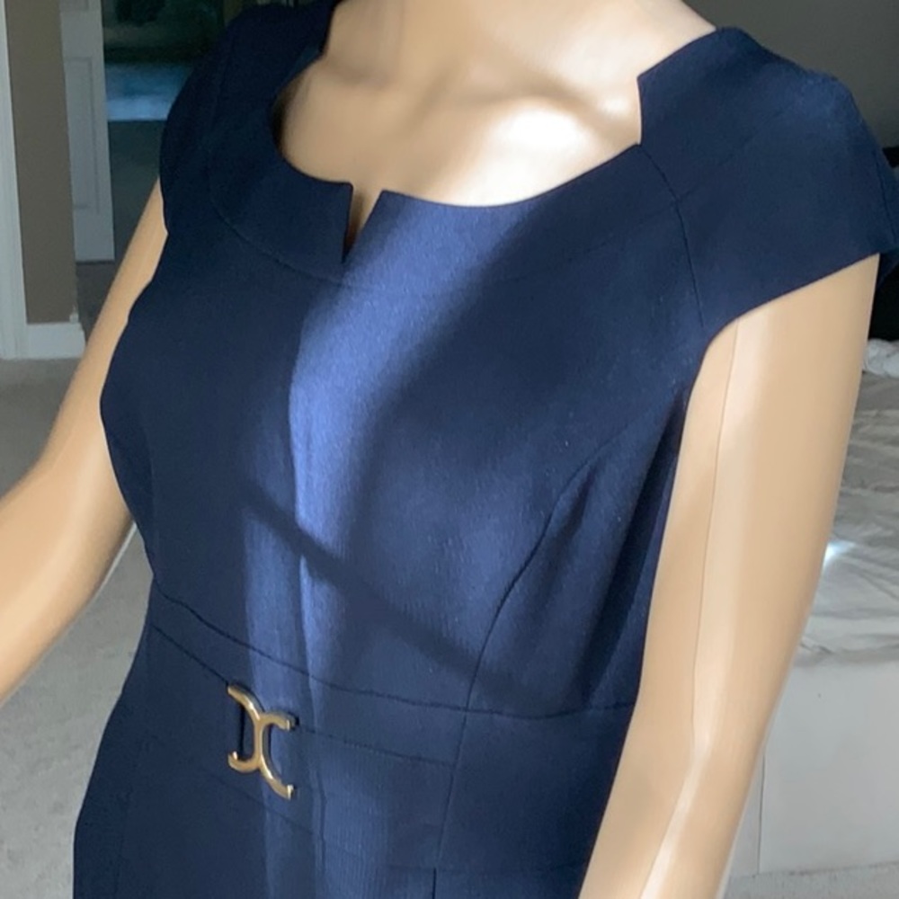 NWT  TAHARI navy blue dress size 8